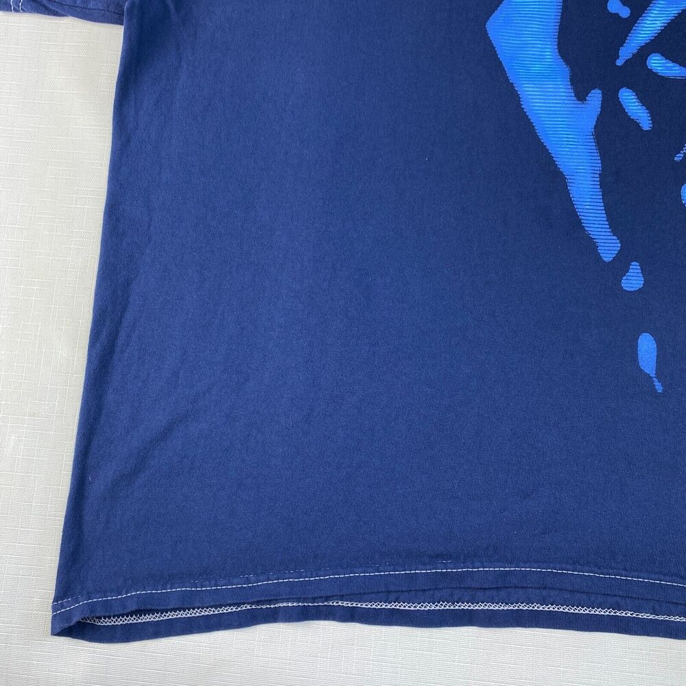 Vintage Nine Inch Nails OFFICIAL Pretty Hate Machine Blue T-Shirt! 90s XXXL 3XL - Picture 8 of 16